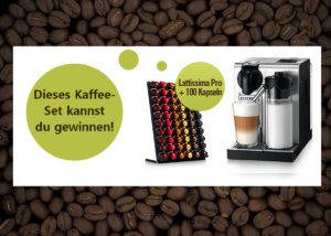 Mitmachen & Kaffeemaschine im Wert von 400€ gewinnen sowie 100 extra Kapseln.