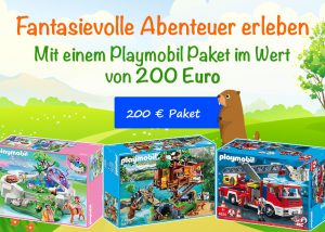 Playmobil-Paket für 200€ zu gewinnen!