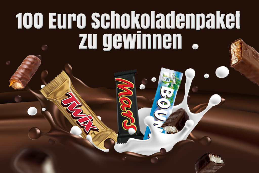 Teilnehmen und Schokolade im Wert von 100€ gewinnen!